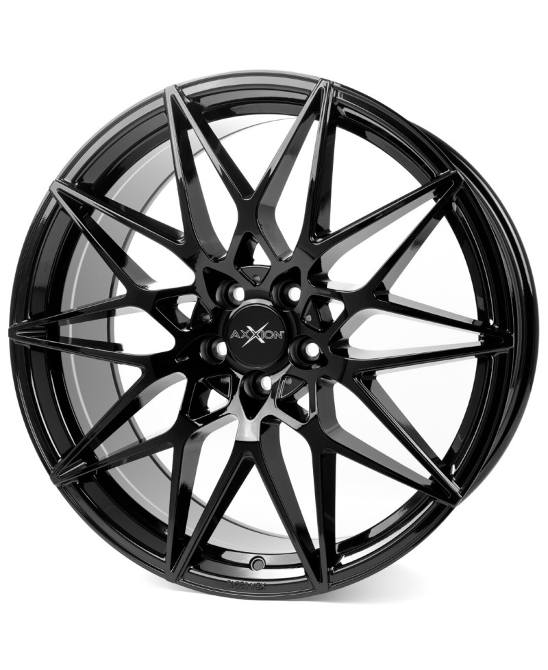 Jante ALU, Axxion AX9 SW+ ,Noir brillant , 8.5X19 5/120 ET25, Alésage 72.6