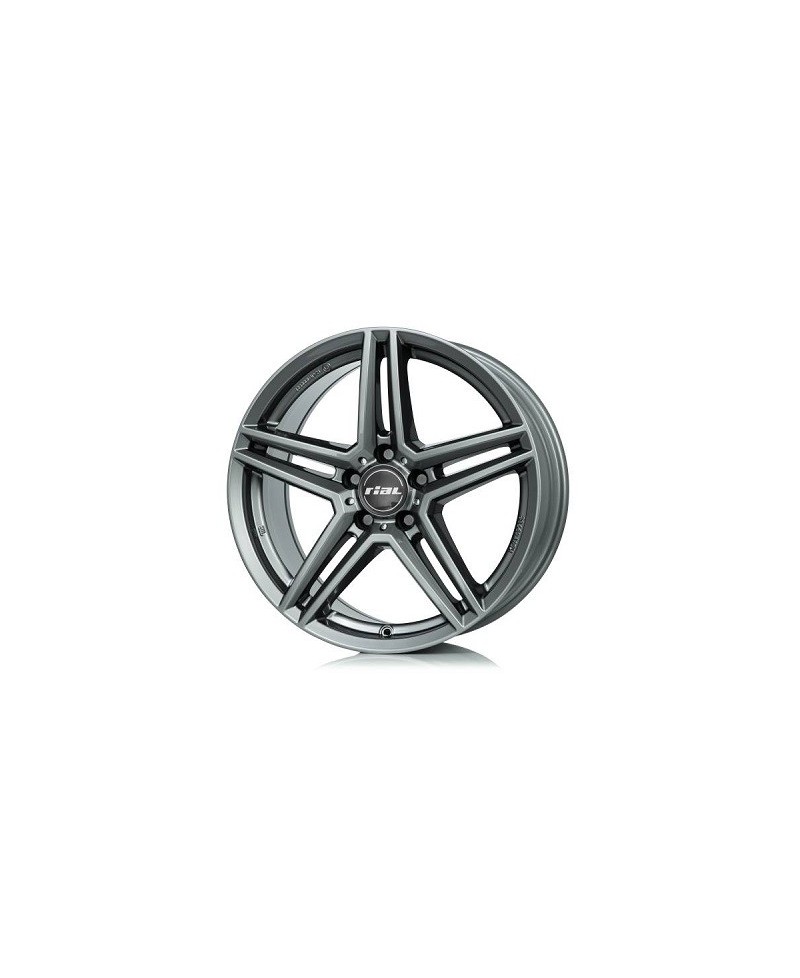 Jante ALU, Rial M10/MG/ET49 metal-grey, 6.50X16 5/112 ET49, Alésage 66.6