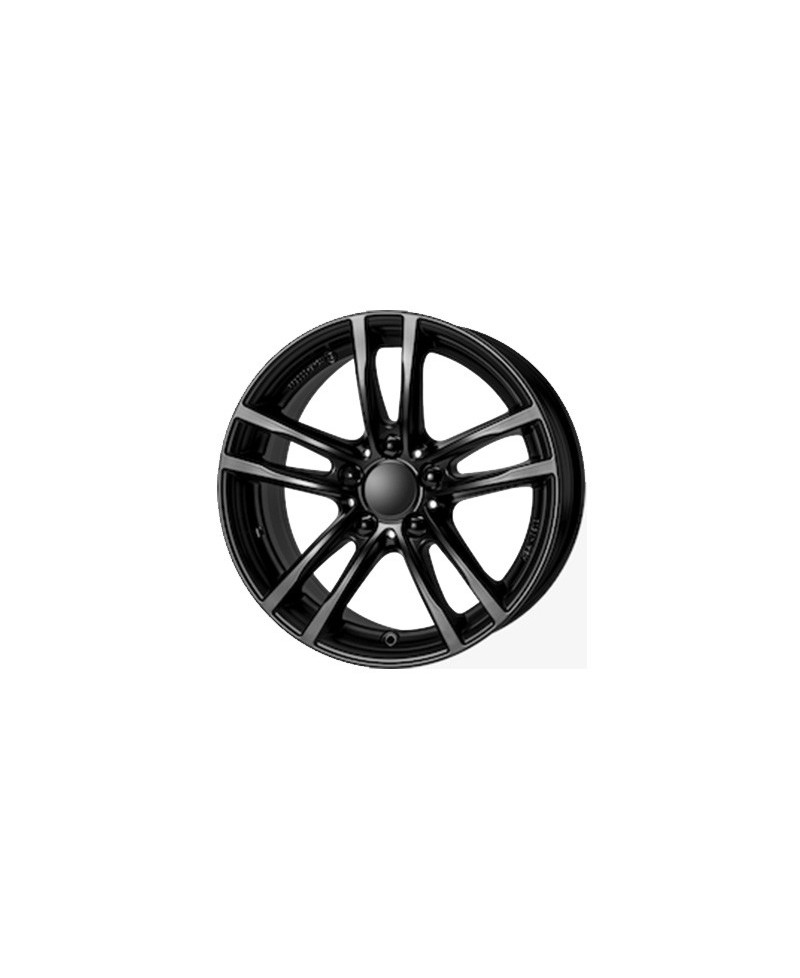 Jante ALU, Rial X10/SW/ET40 racing-schwarz, 7X17 5/120 ET40, Alésage 72.6