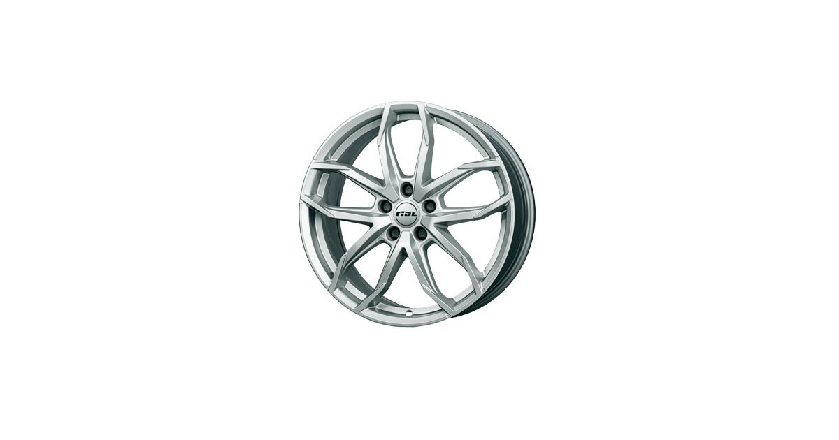 Jante ALU, Rial LUC/SI/ET45 polar-silber, 7.50X17 5/108 ET45, Alésage 70.1