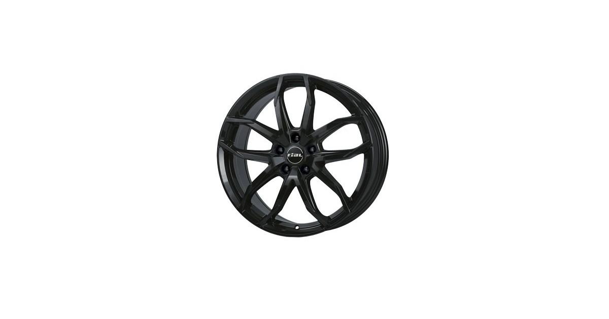 Jante ALU, Rial LUC/DS/ET45 diamant-schwarz, 7.50X17 5/115 ET45, Alésage 70.1