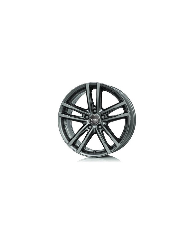 Jante ALU, Rial X10/MG/ET32 metal-grey, 7.50X17 5/120 ET32, Alésage 72.6