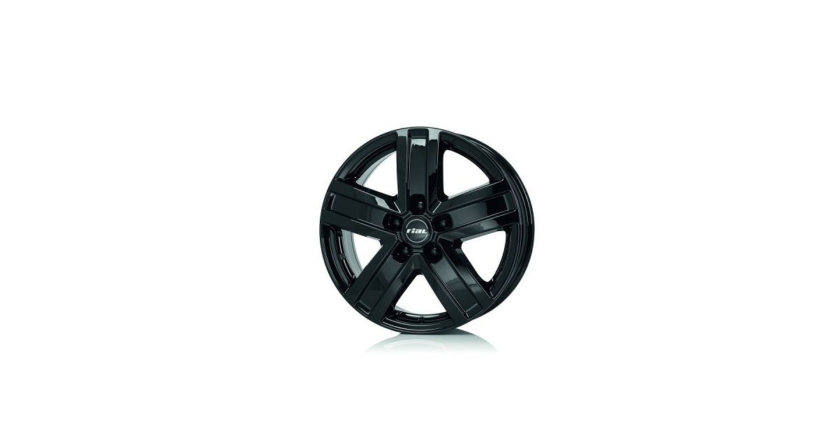 Jante ALU, Rial TRANSP./DS/ET55 diamant-schwarz, 7X17 5/120 ET55, Alésage 65.1