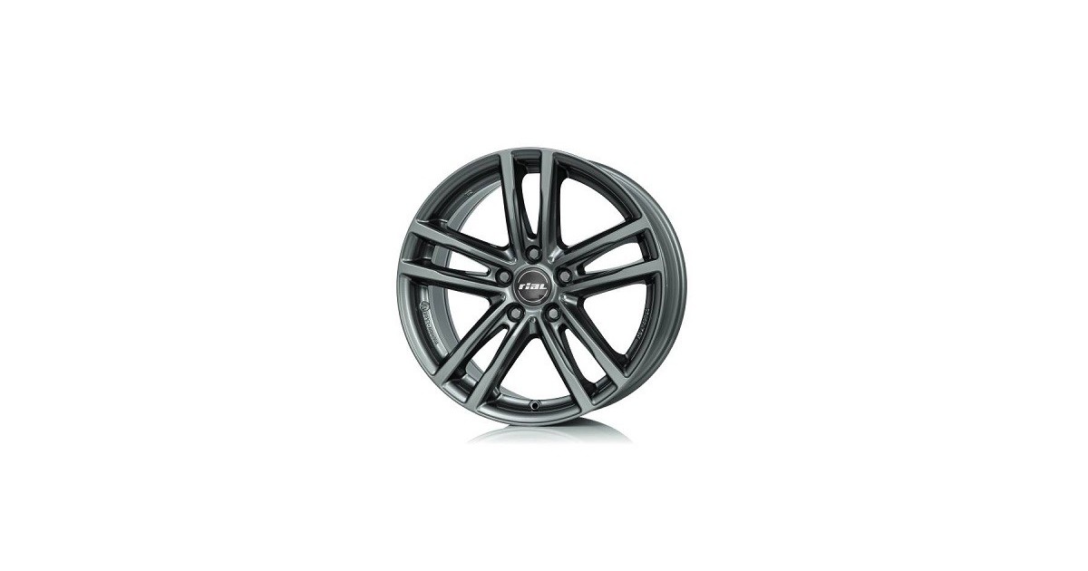 Jante ALU, Rial X10/MG/ET40 metal-grey, 7X17 5/120 ET40, Alésage 72.6