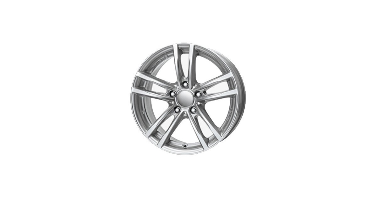 Jante ALU, Rial X10/SI/ET43 polar-silber, 7X18 5/112 ET43, Alésage 57.1