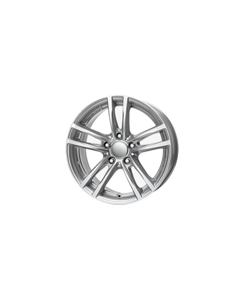 Jante ALU, Rial X10/SI/ET43 polar-silber, 8X18 5/120 ET43, Alésage 72.6