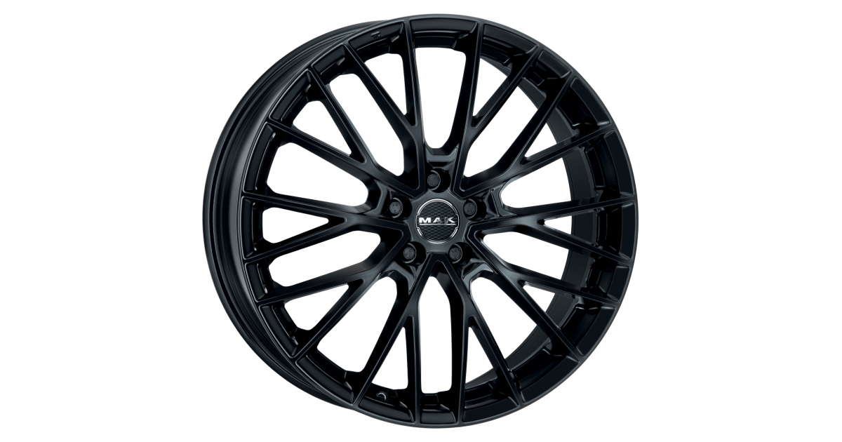 Jante Alu MAK SPECIALE GLOSS BLACK , 10x23 5x112 ET30 , Alésage 66.45