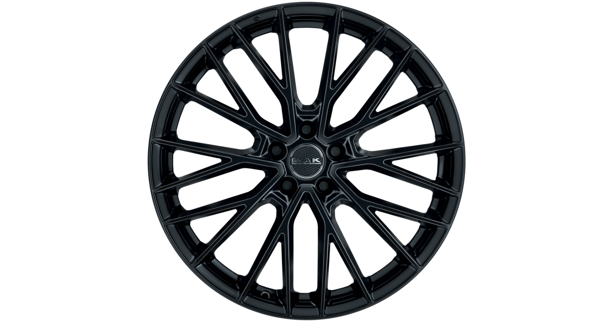 Jante Alu MAK SPECIALE GLOSS BLACK , 10x23 5x112 ET30 , Alésage 66.45