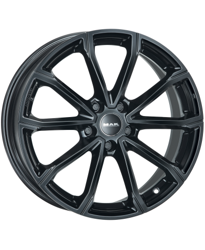 Jante Alu MAK DaVinci GLOSS BLACK  7x18 5x112 ET43 , Alésage 57.1