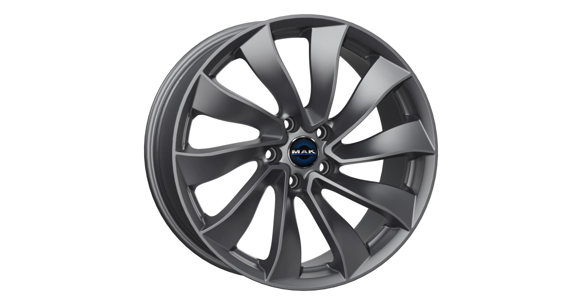 Jante Alu MAK SOLAR GLOSS GUN METAL  8,5x18 5x114.3 ET38 , Alésage 64.1