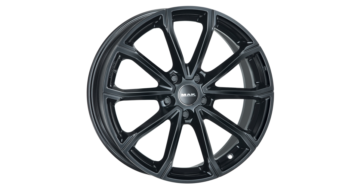 Jante Alu MAK DaVinci GLOSS BLACK  6,5x16 5x114.3 ET32 , Alésage 66.1