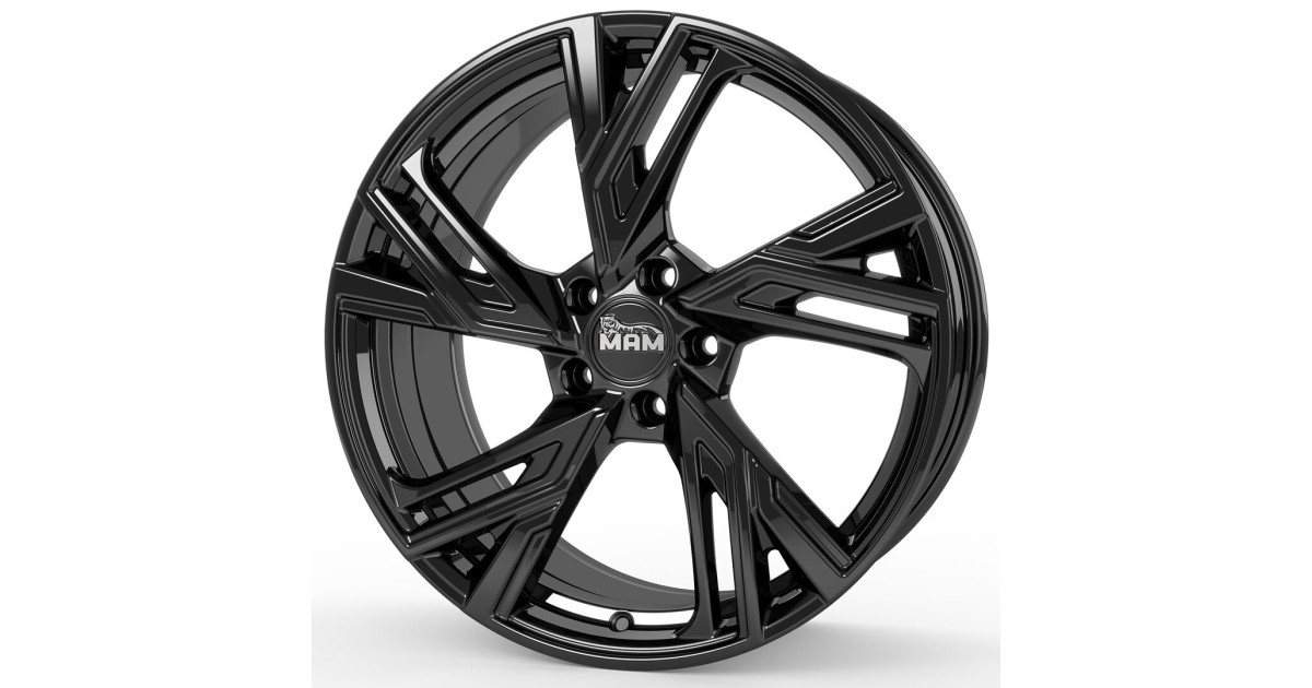 Jante ALU, MAM RS5 BLACK PAINTED  8X18 5/120 ET50, Alésage 65.1