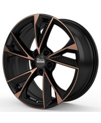 Jante ALU, MAM RS5 MATT BLACK FRONT COPPER  8.5X20 5/112 ET42, Alésage 66.6