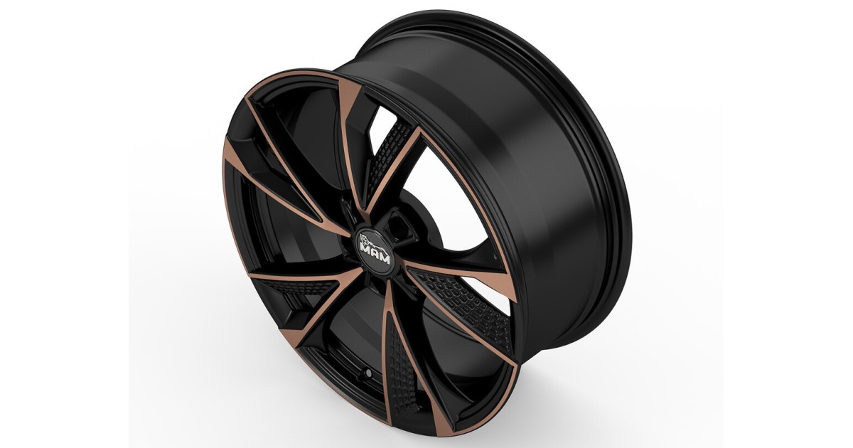 Jante ALU, MAM RS5 MATT BLACK FRONT COPPER  8.5X20 5/112 ET42, Alésage 66.6