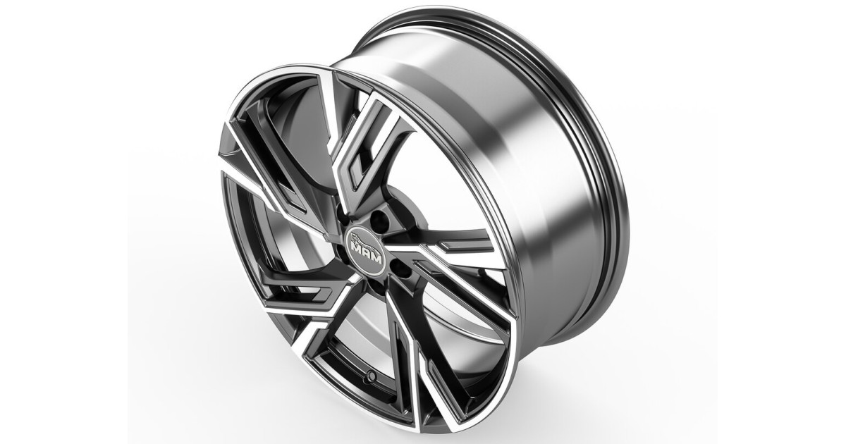 Jante ALU, MAM RS5 PALLADIUM FRONT POLISH  8X18  5/114.3 ET45, Alésage 72.6