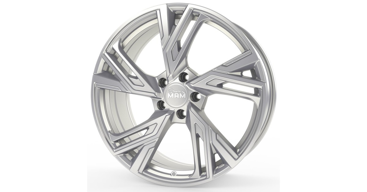 Jante ALU, MAM RS5 SILVER PAINTED  7X16  5/112 ET40, Alésage 66.6