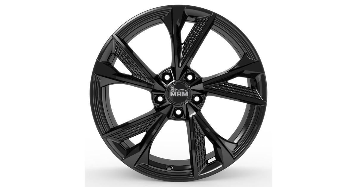 Jante ALU, MAM RS6 BLACK PAINTED  8X18  5/114.3 ET45, Alésage 72.6