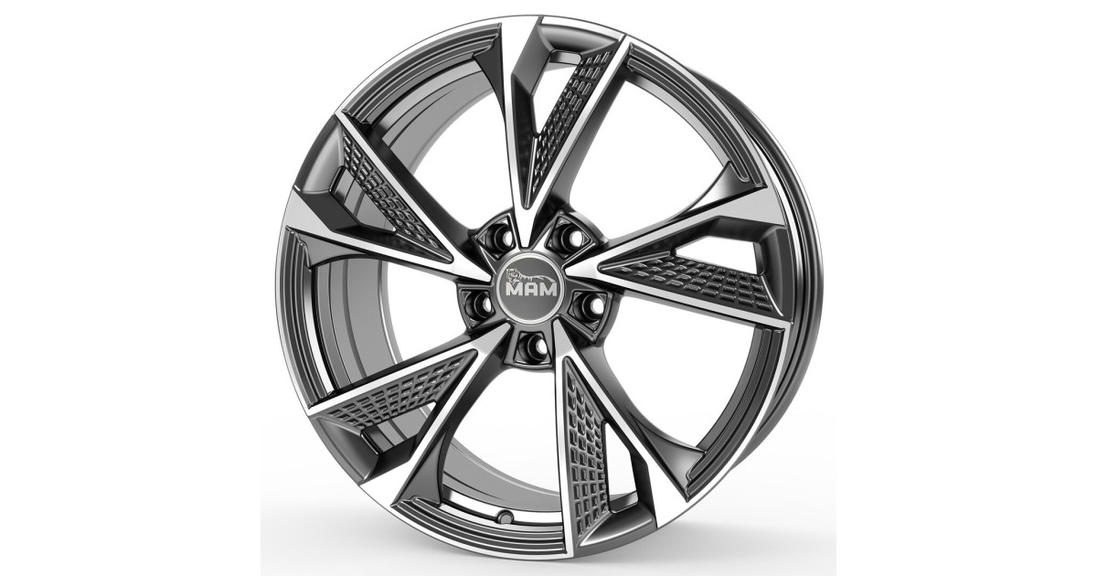 Jante ALU, MAM RS6 PALLADIUM FRONT POLISH  8.5X20  5/114.3 ET45, Alésage 72.6