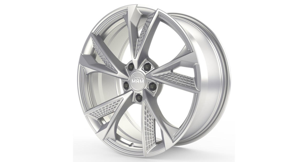 Jante ALU, MAM RS6 SILVER PAINTED  7.5X17 5/100 ET35, Alésage 63.4