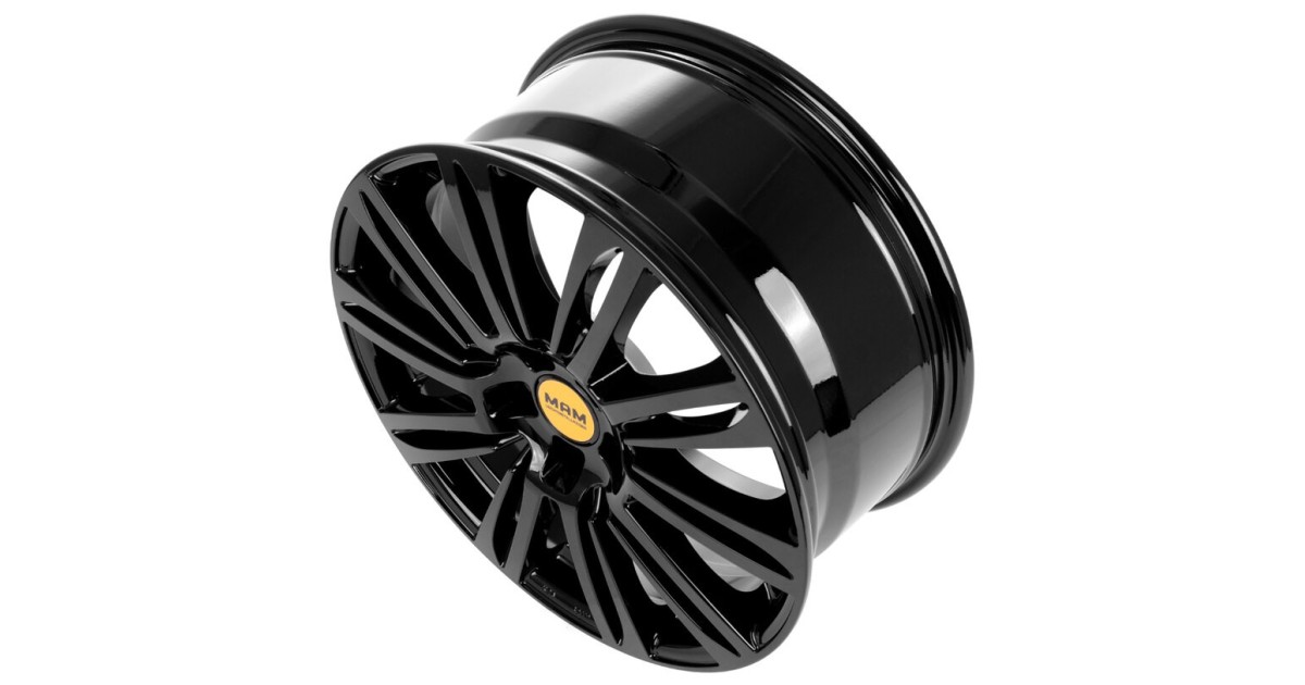 MAM A4 black painted  7,5x17 5/115 ET40 , Alésage 70,1