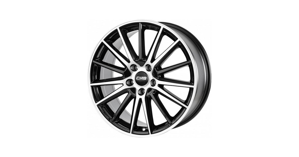 Jante ALU, CMS C23 Diamant Noir Brillant, 8X18 5/112 ET55, Alésage 66.6