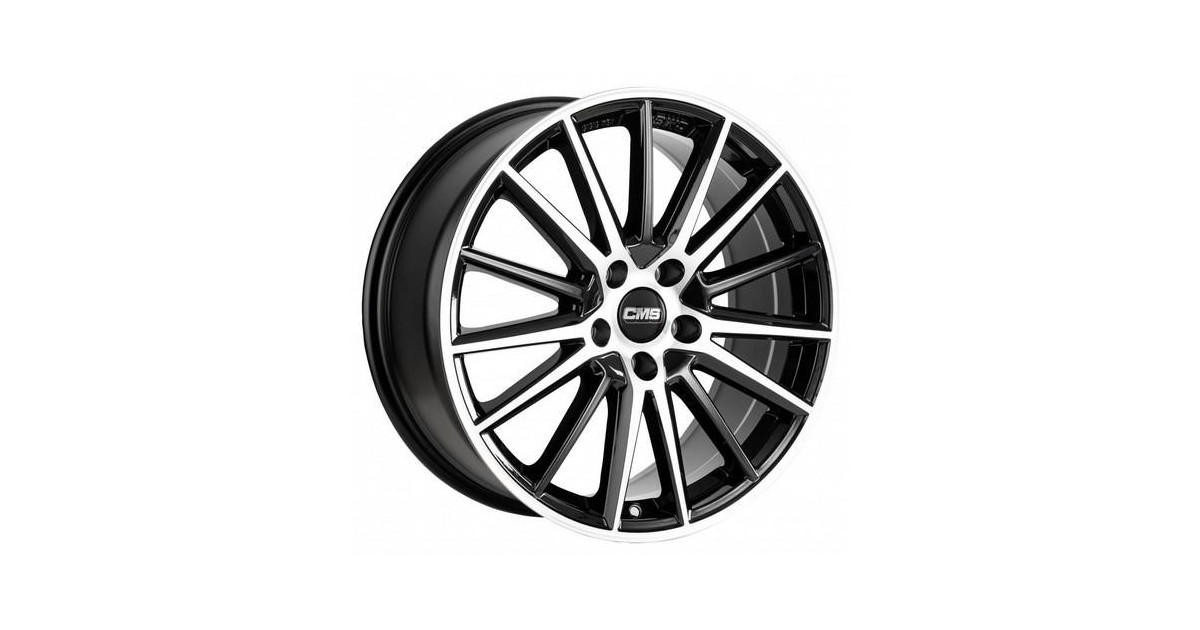 Jante ALU, CMS C23 Diamant Noir Brillant, 8X20 5/108 ET55, Alésage 63.4