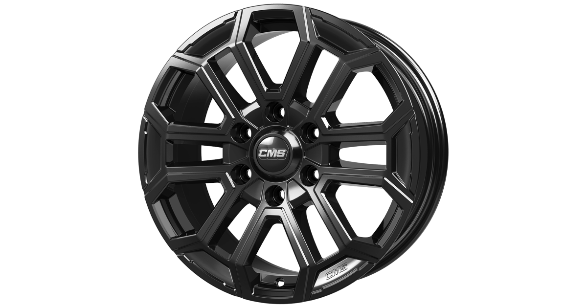 Jante ALU, CMS C35 Noir Brillant, 7.5X17 6/114.3 ET45, Alésage 66.1