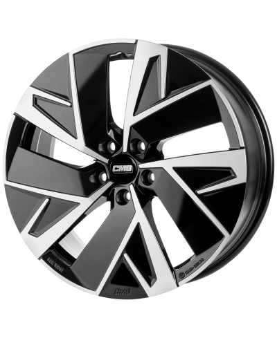 Jante ALU, CMS C32-AERO Diamant Noir Brillant, 7X18 5/108 ET50, Alésage 63.4