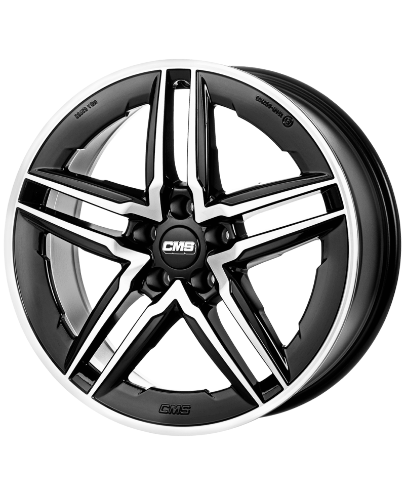 Jante ALU, CMS C29-AERO Diamant Noir Brillant, 7.5X18 5/112 ET50, Alésage 57.1