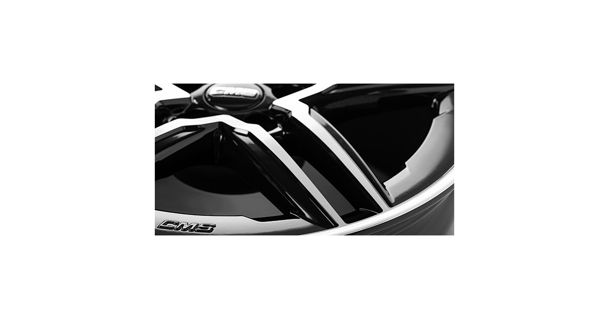 Jante ALU, CMS C29-AERO Diamant Noir Brillant, 7.5X18 5/112 ET50, Alésage 57.1