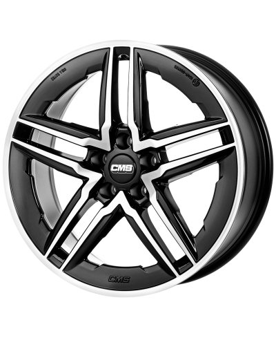 Jante ALU, CMS C29-AERO Diamant Noir Brillant, 8X19 5/112 ET61, Alésage 66.6