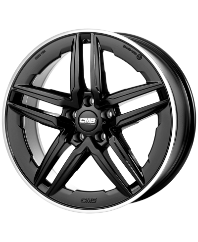 Jante ALU, CMS C29-AERO Noir Bride Poli Brillant, 8.5X18 5/112 ET52, Alésage 66.6