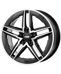 Jante ALU, CMS C29-AERO Diamant Noir Brillant, 8.5X19 5/114.3 ET35, Alésage 64.1
