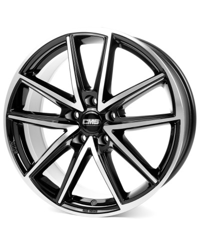 Jante ALU, CMS C30 Diamant Noir Brillant, 7.5X18 5/112 ET50, Alésage 57.1