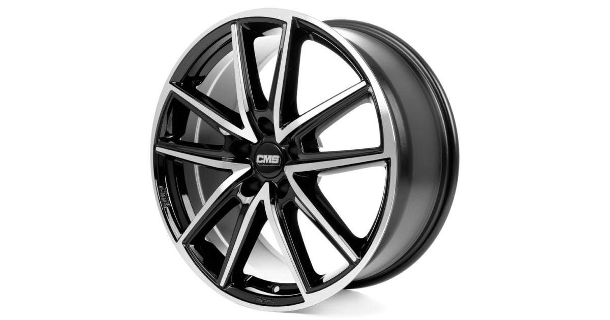Jante ALU, CMS C30 Diamant Noir Brillant, 7.5X19 5/114.3 ET49, Alésage 67.1