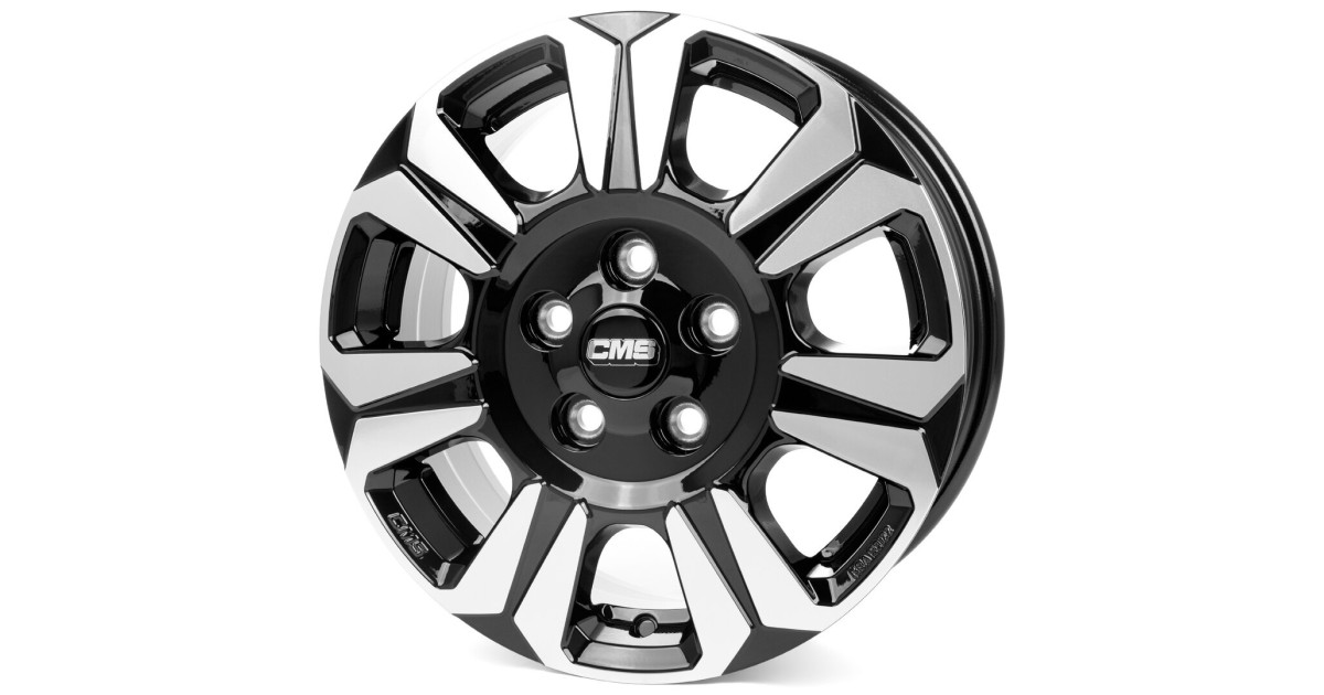 Jante ALU, CMS C31 Diamant Noir Brillant, 6.5X16 6/130 ET62, Alésage 84.1