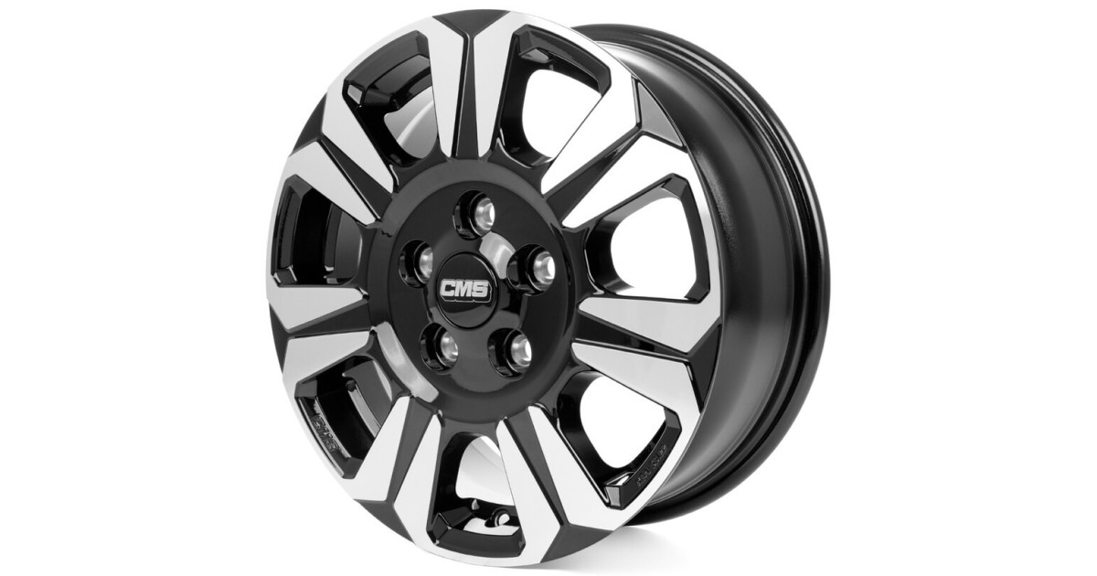 Jante ALU, CMS C31 Diamant Noir Brillant, 6.5X17 6/139.7 ET48, Alésage 92.47