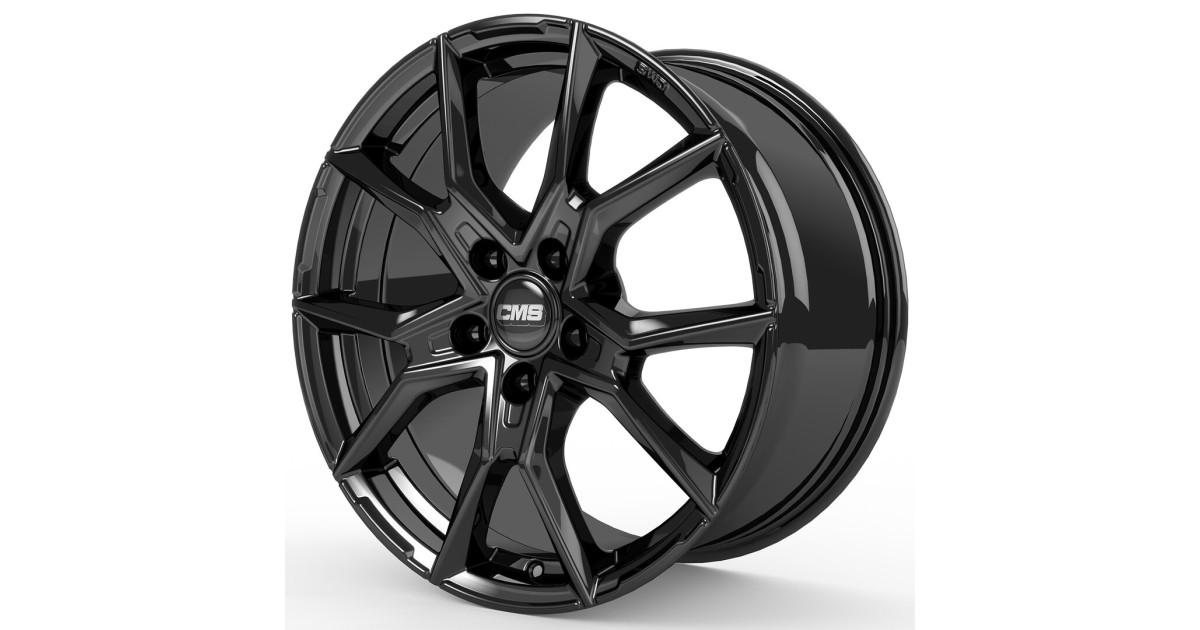 Jante ALU, CMS C33 Noir Brillant, 8X18 5/112 ET46, Alésage 57.1