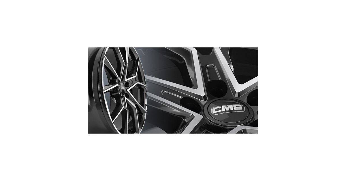 Jante ALU, CMS C33 Diamant Noir Brillant, 8X18 5/112 ET46, Alésage 57.1
