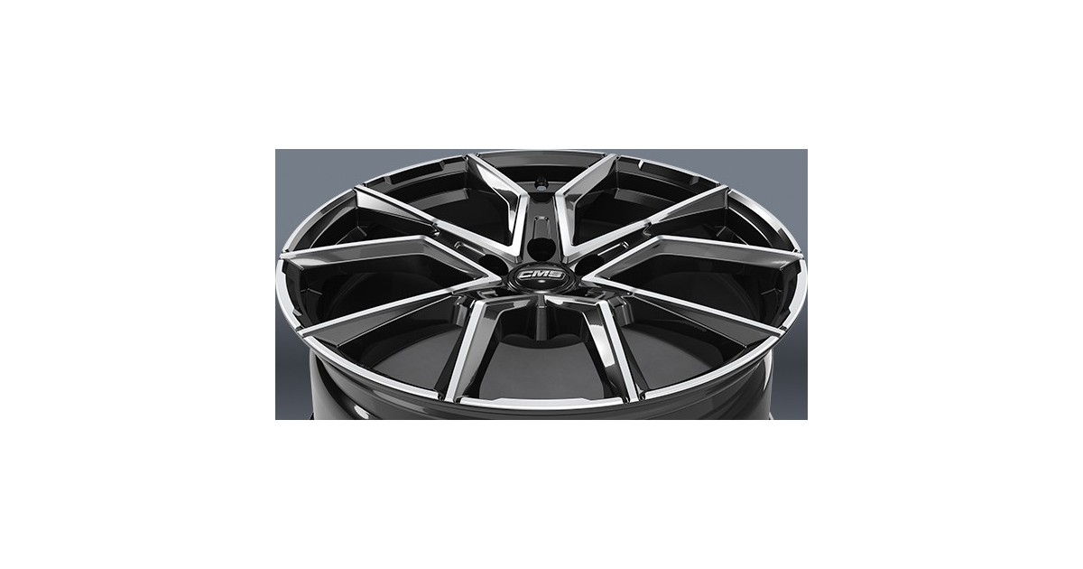 Jante ALU, CMS C33 Diamant Noir Brillant, 8X18 5/114.3 ET47, Alésage 67.1