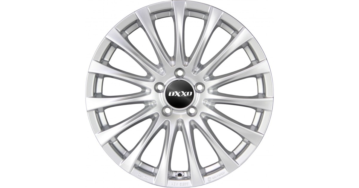 Jante Alu OXXO ELAN SILVER (OX14) 6,5x16 5x112 ET44 , Alésage 66.6