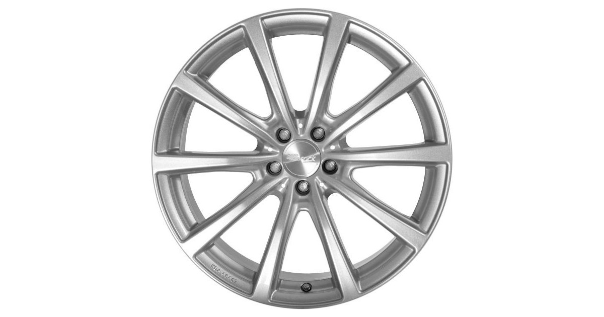 Jante Alu Brock B32 - KS Crystal Silver 8,5x18 5x114.3 ET38, Alésage 64.2