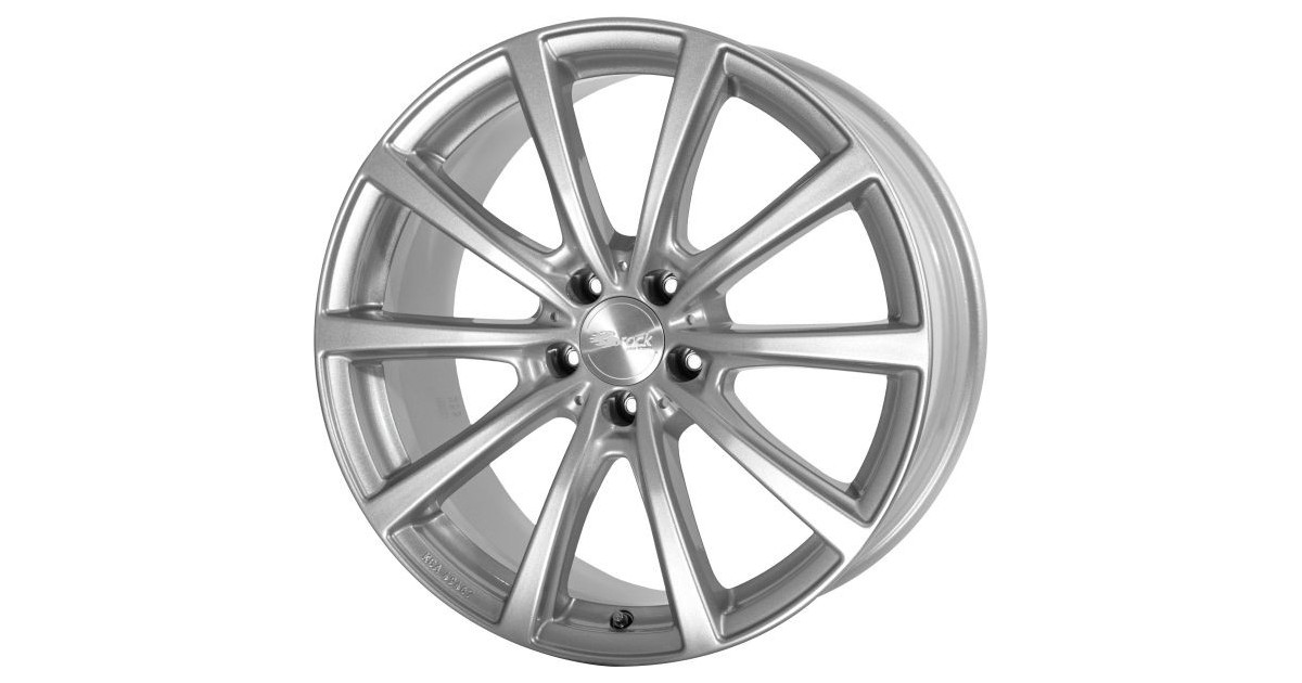 Jante Alu Brock B32 - KS Crystal Silver 8,5x18 5x114.3 ET38, Alésage 64.1