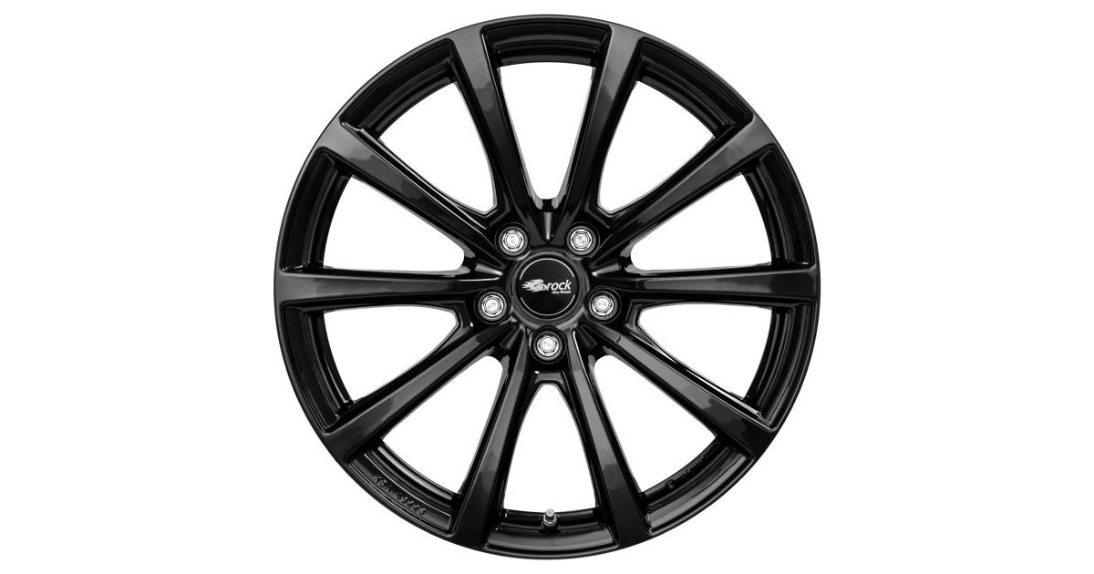 Jante Alu Brock B32 Gloss Black (SG) 9,5x20 5x114.3 ET45 , Alésage 64.1