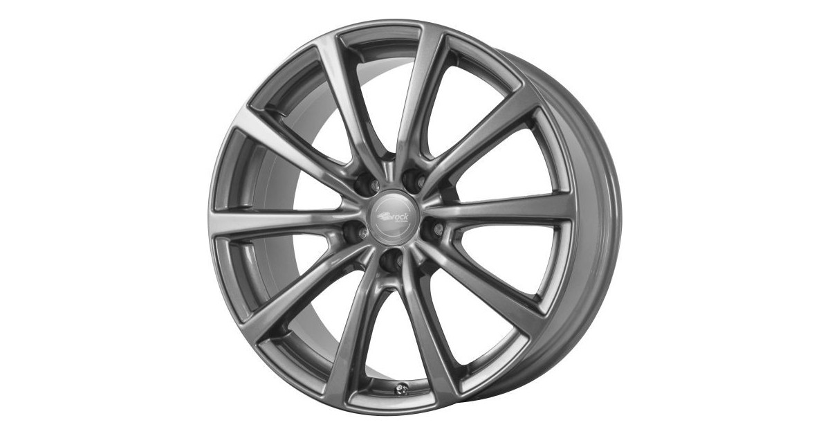 Jante Alu Brock B32 Titanium Metallic (TM) 9,5x20 5x114.3 ET45 , Alésage 64.1
