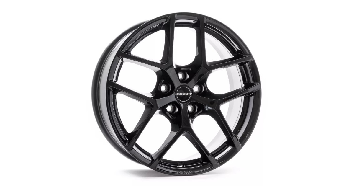 Jante Alu BORBET Y (BG) Noir brillant 6,5x16 5x114.3 ET32 , Alésage 72.6