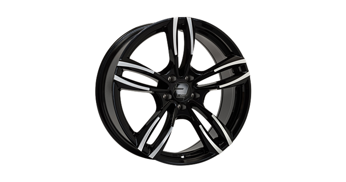 Jante ALU, Wheelworld - 2DRV WH29/SP+ Noir poli brillant, 7.5X17 5/112 ET52, Alésage 66.6