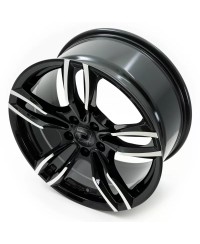 Jante ALU, Wheelworld - 2DRV WH29/SP+ Noir poli brillant, 7.5X17 5/112 ET37, Alésage 66.6