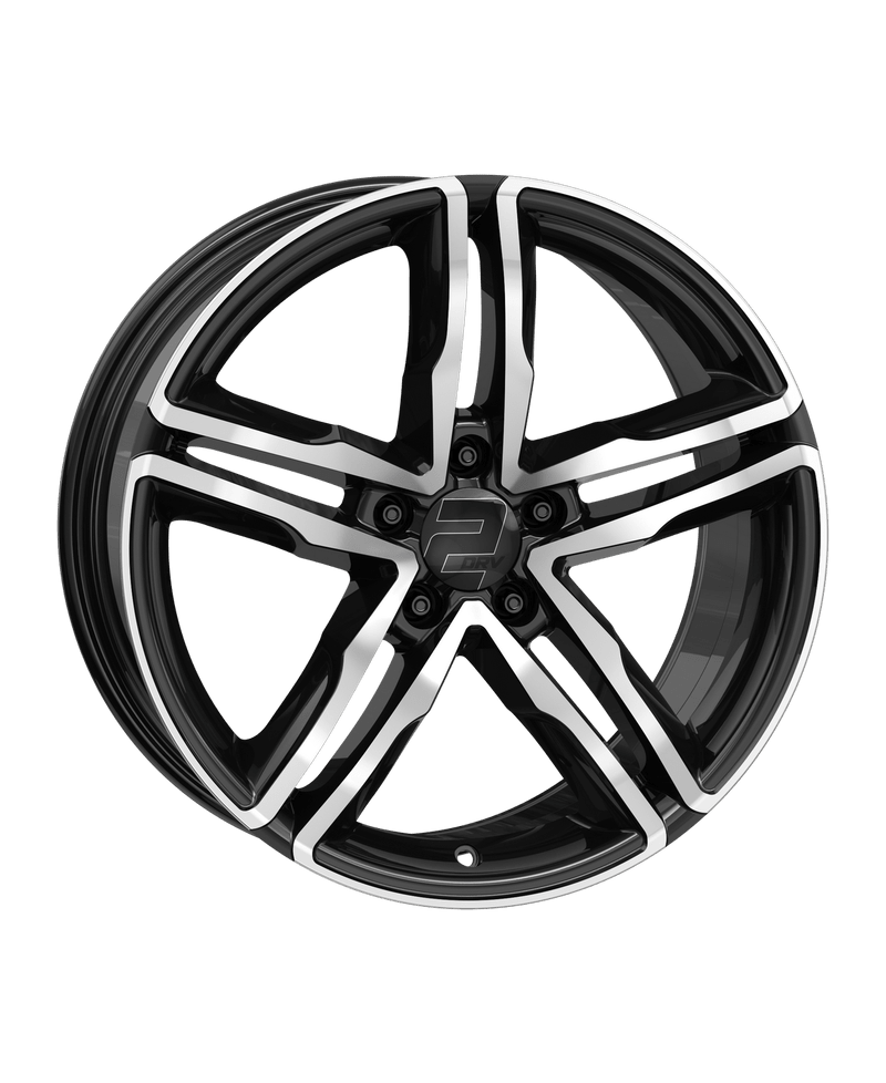 Jante ALU, Wheelworld - 2DRV WH11/SP+ Noir ,face polie, 8.50X19 5/112 ET45, Alésage 66.6