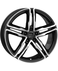 Jante ALU, Wheelworld - 2DRV WH11/SP+ Noir ,face polie, 8.50X19 5/112 ET45, Alésage 66.6